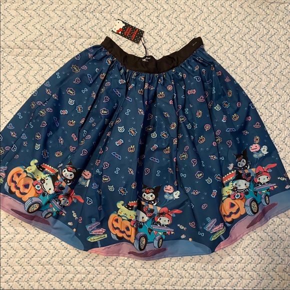 Hello Kitty Unique Vintage Halloween Joyride Gellar Skirt - Picture 3 of 12